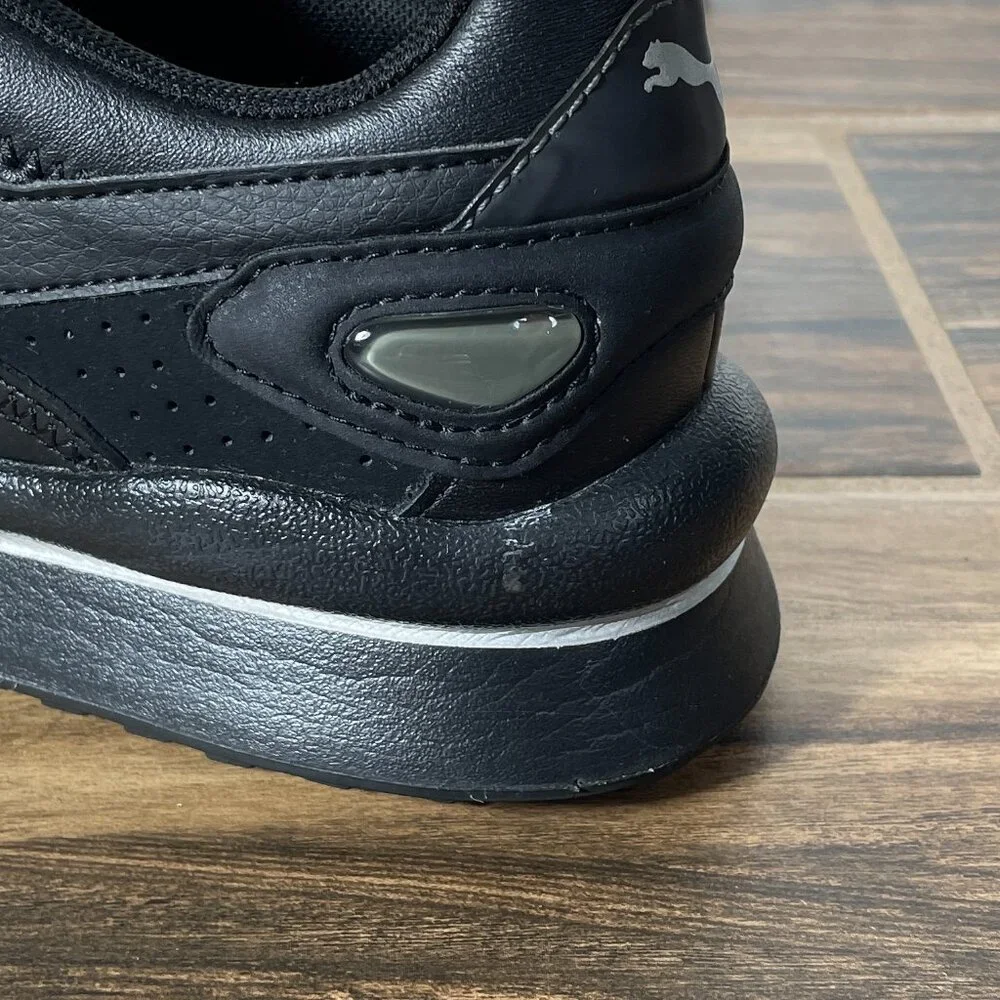 Puma Street Rider S Militia Jr Youth Boys Size 5C Shoes Black Athletic Sneakers